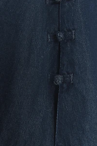 DENIM TOGGLE CAPE