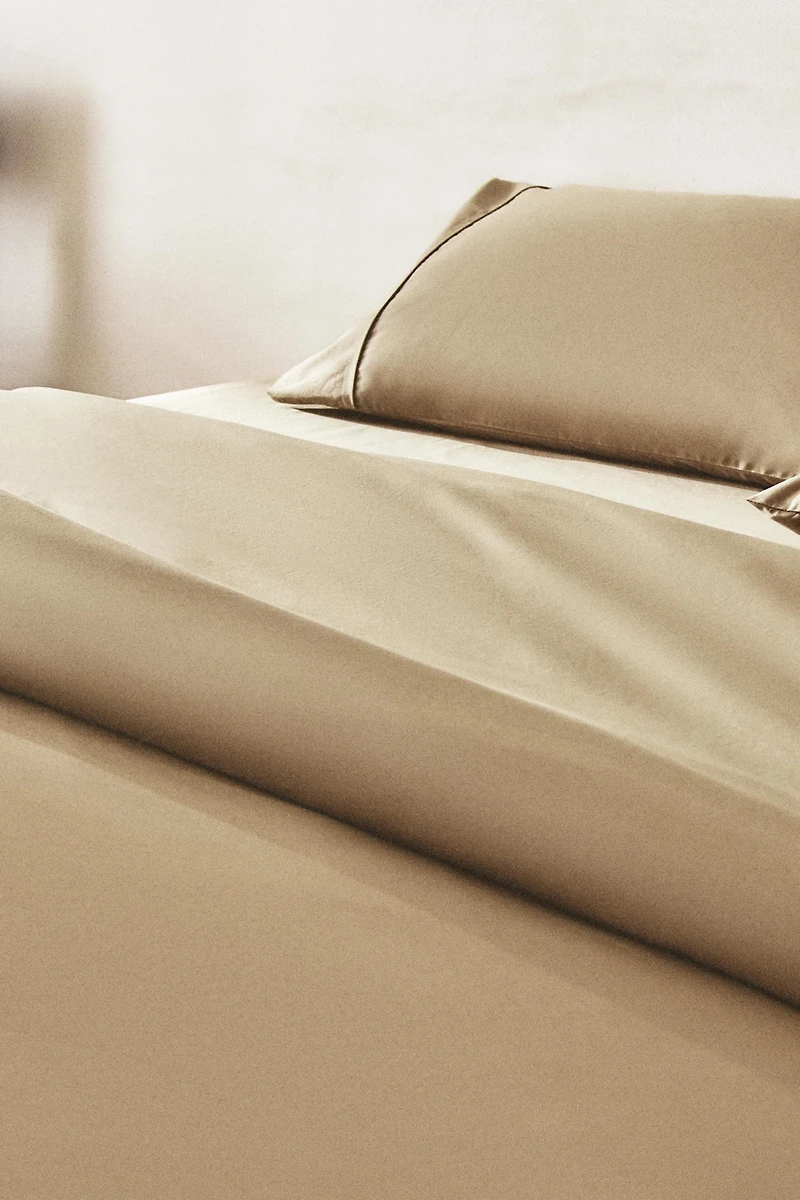 HOUSSE DE COUETTE COTON PERCALE (300 FILS)