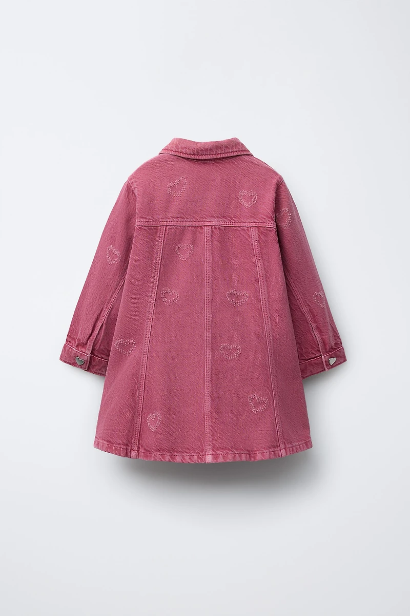HEART TWILL DRESS