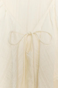 RUFFLED LACE BLOUSE