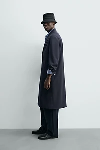 FLOWY DOUBLE BREASTED TRENCH COAT