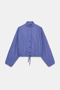 PLAID BALLOON SHIRT