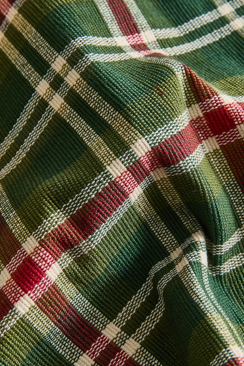 SET DE TABLE À CARREAUX DE NOËL (LOT DE 2)