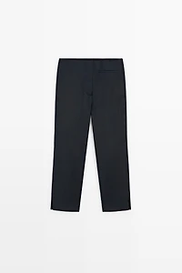 Lightweight linen blend pants