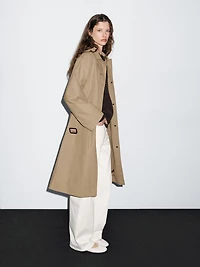 Trench en coton mélangé