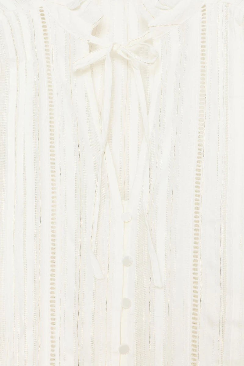 ROMANTIC LACE INSERT BLOUSE