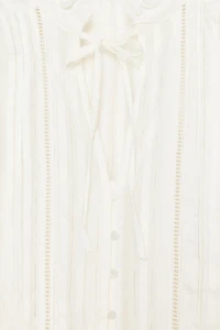 ROMANTIC LACE INSERT BLOUSE