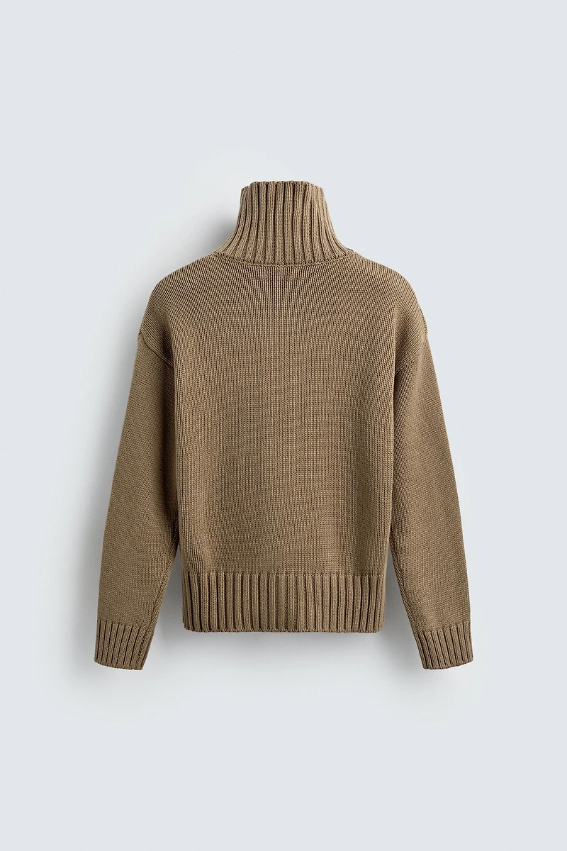 STRUCTURED KNIT CARDIGAN