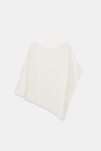 METALLIC THREAD ASYMMETRIC CAPE