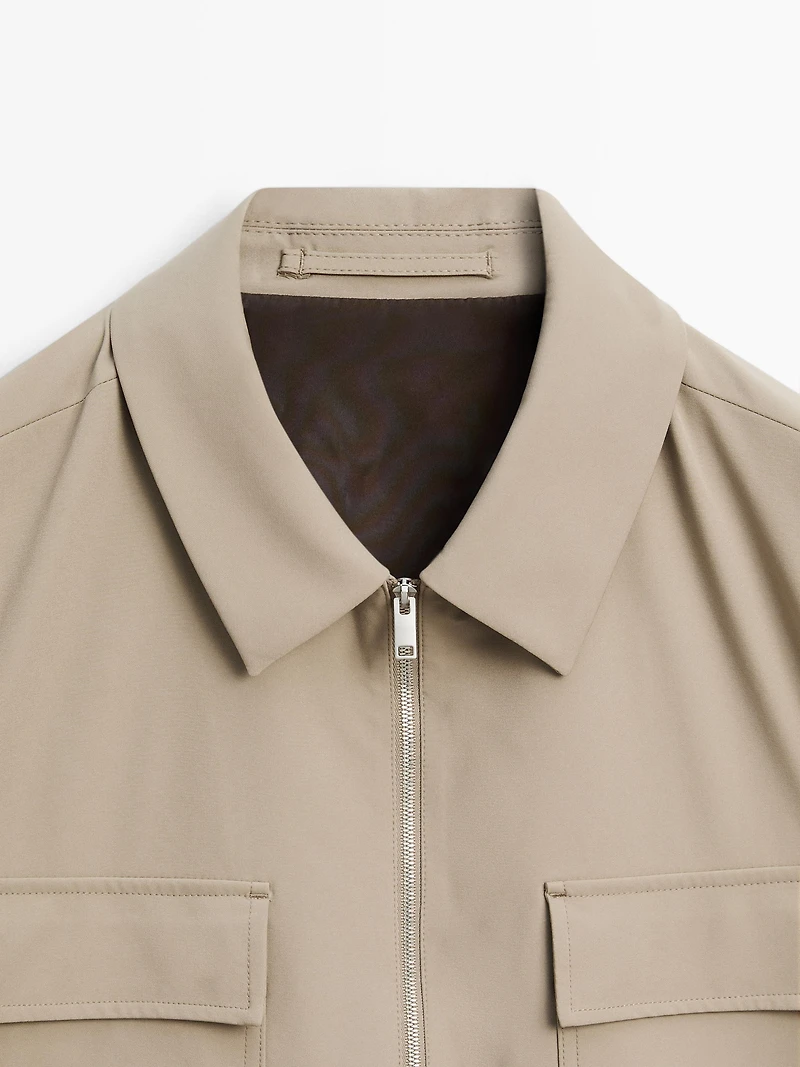 Total look technical jacket