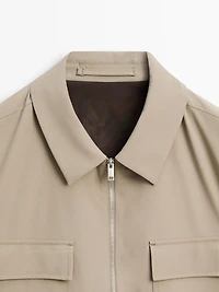 Total look technical jacket