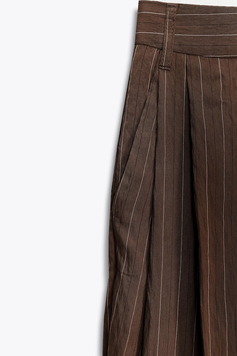 DOUBLE PLEAT FLAP PANTS