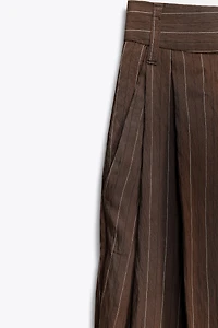 DOUBLE PLEAT FLAP PANTS
