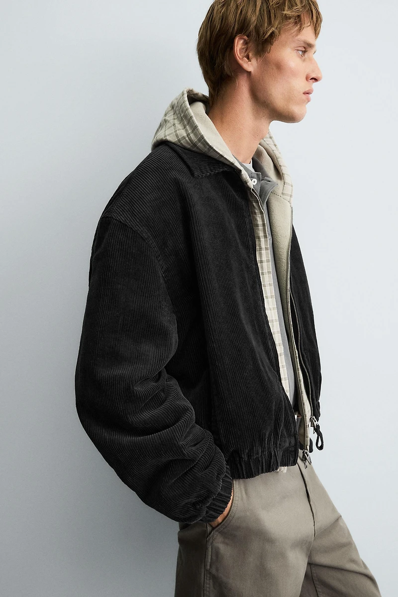 RELAXED FIT CORDUROY JACKET
