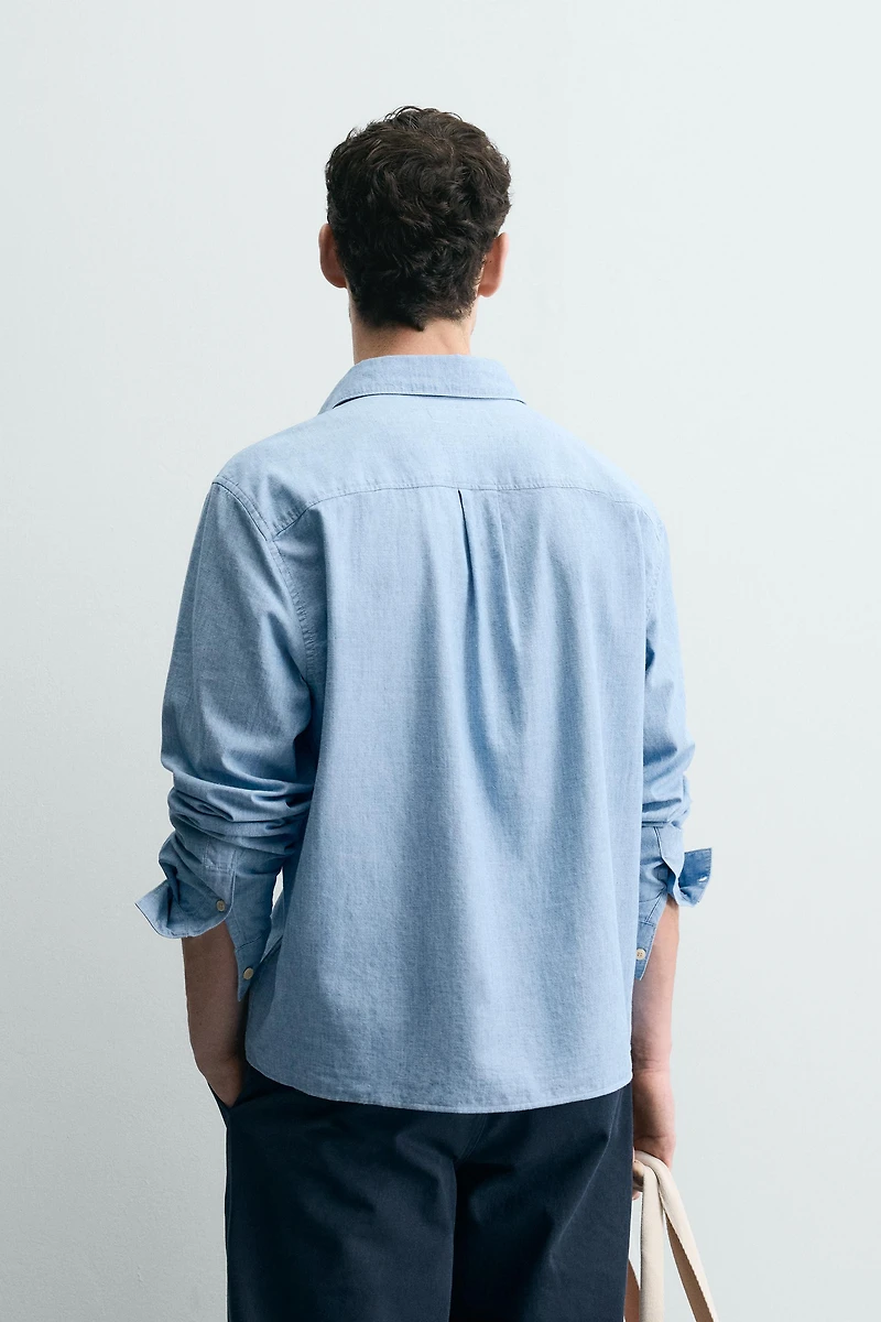 REGULAR FIT CHAMBRAY SHIRT