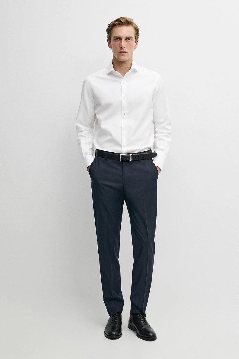 Chemise slim 100 % coton