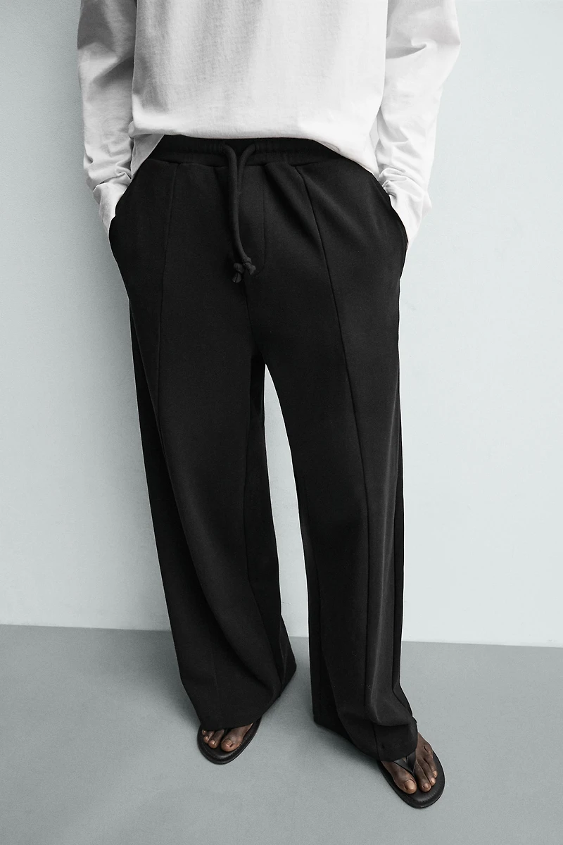 PANTALON JOGGING COUPE DÉCONTRACTÉE AVEC COUTURE