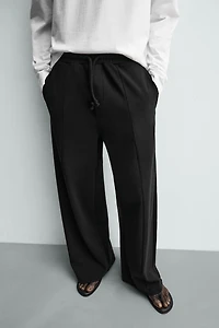 PANTALON JOGGING COUPE DÉCONTRACTÉE AVEC COUTURE