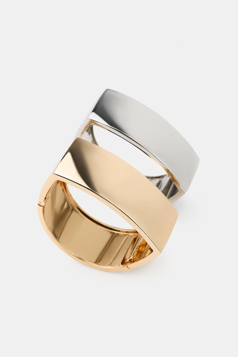 2-PACK METAL BRACELETS