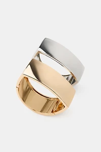 2-PACK METAL BRACELETS