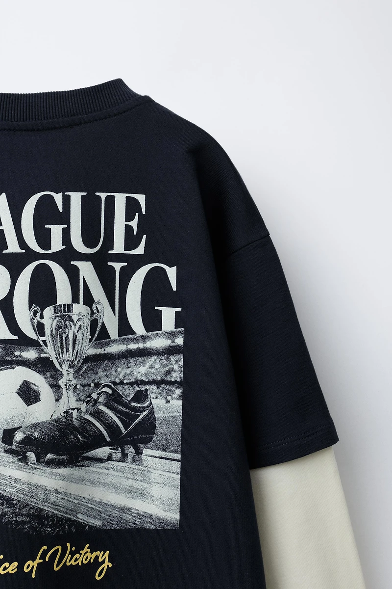 DOUBLE SLEEVE SOCCER T-SHIRT