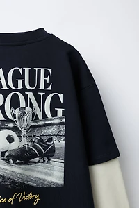 DOUBLE SLEEVE SOCCER T-SHIRT