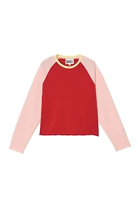 T-SHIRT COURT COULEUR BLOCK