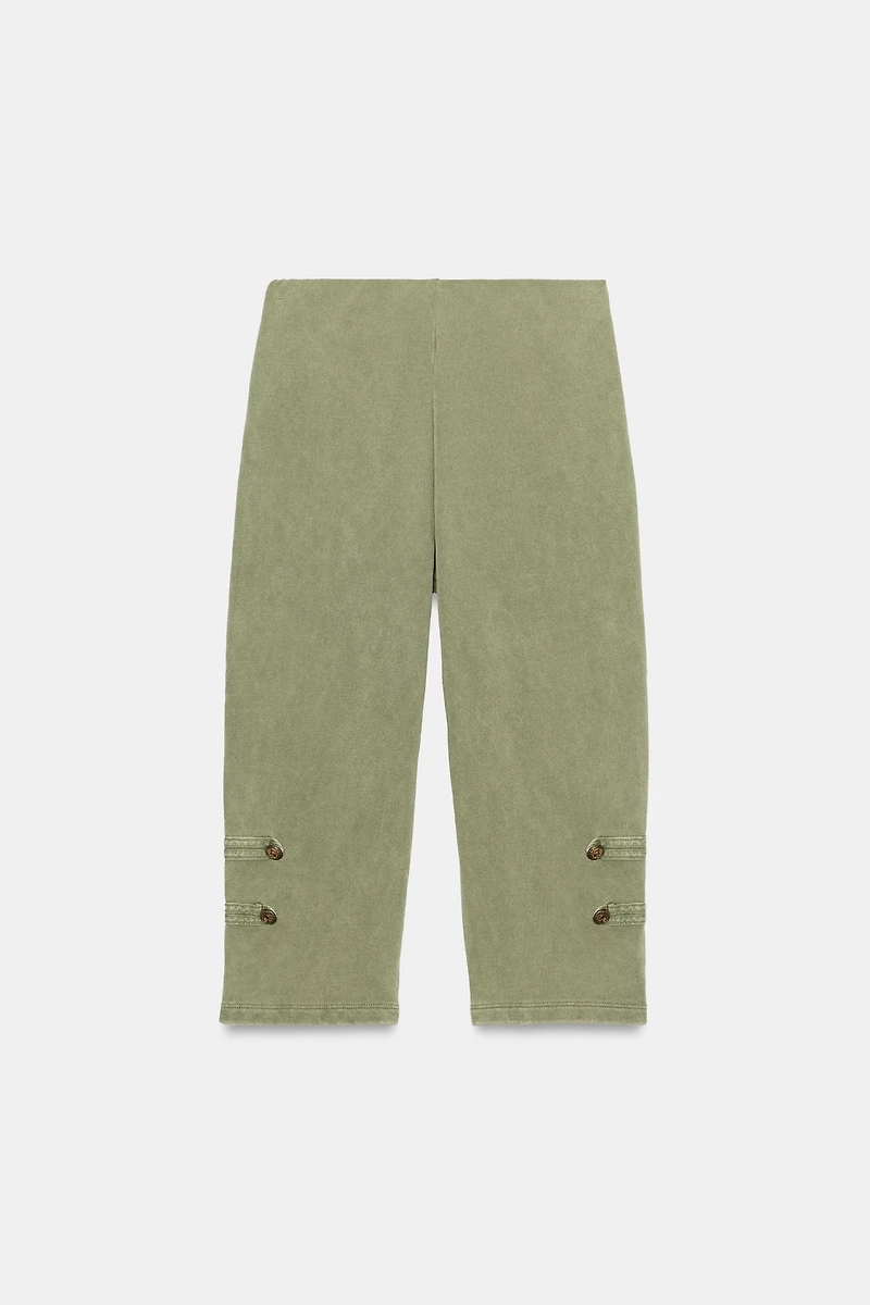 FROG FASTENING CAPRI PANTS