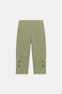 FROG FASTENING CAPRI PANTS