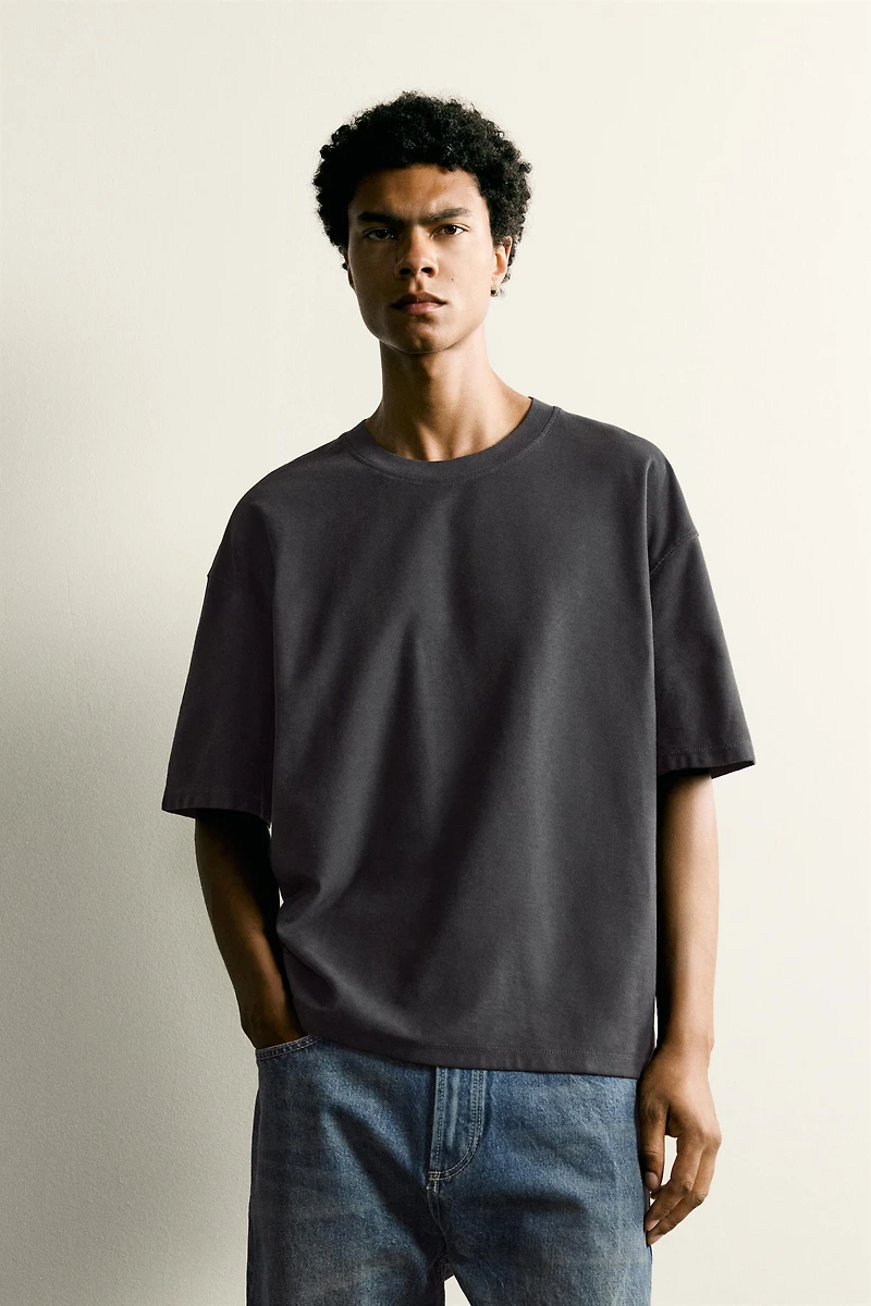 T-SHIRT COUPE DÉCONTRACTÉE COUTURE