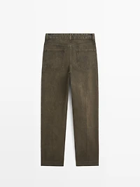 Mid-rise balloon fit jeans