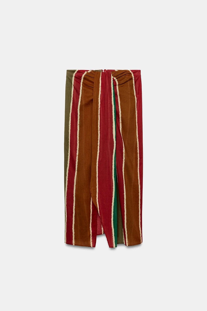 STRIPED PAREO