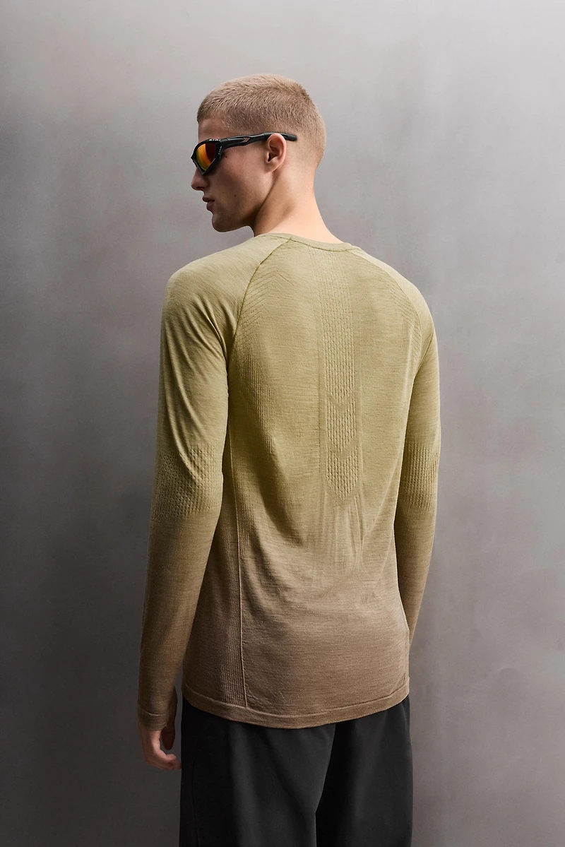 WOOL BLEND TECHNICAL T-SHIRT