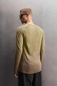 WOOL BLEND TECHNICAL T-SHIRT