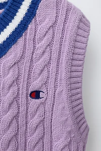 GILET EN MAILLE CHAMPION ® X ZARA