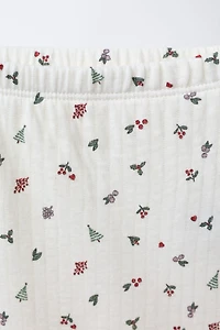 TREE PRINT FOOTED LEGGINGS