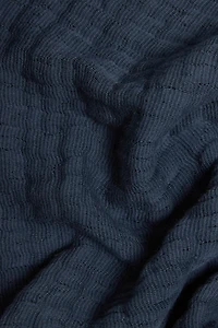 TEXTURED JACQUARD BLANKET