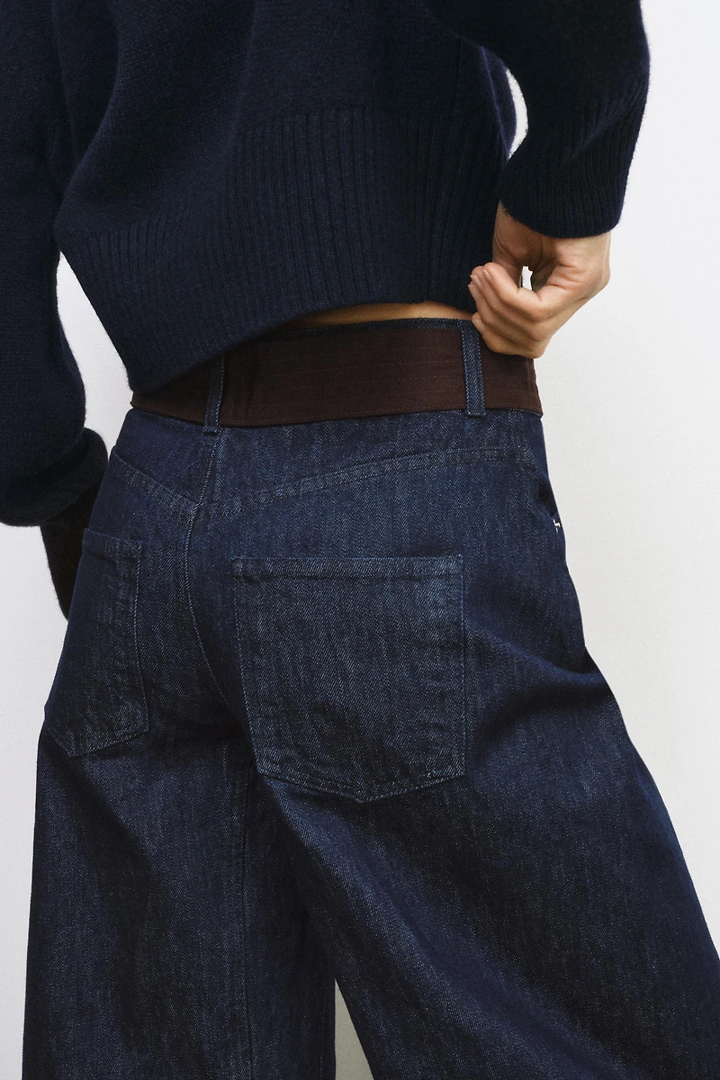 ZW COLLECTION BARREL BELT JEANS