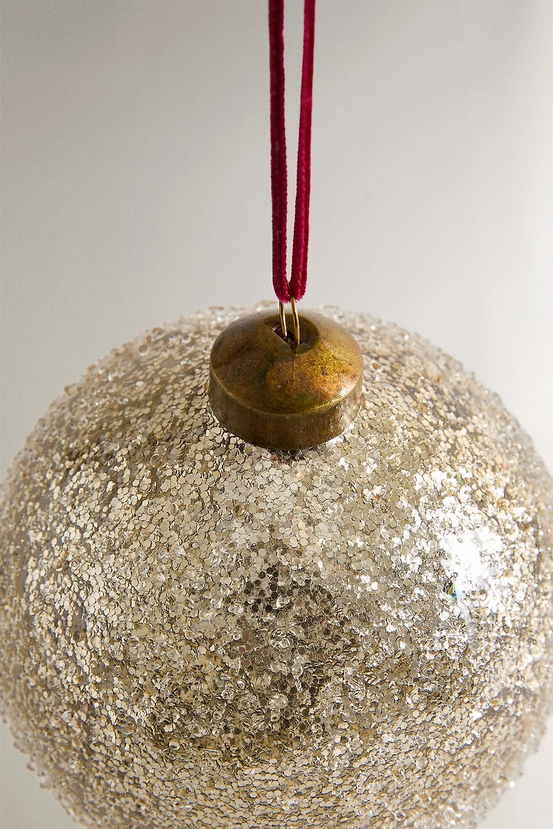 DÉCO SAPIN BOULE PAILLETTES NOËL