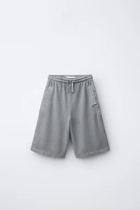 LONG PLUSH SHORTS