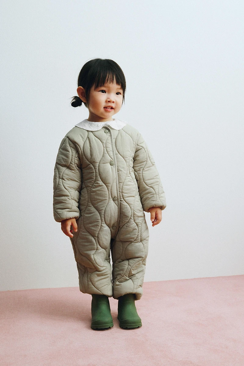 LONG PADDED JUMPSUIT