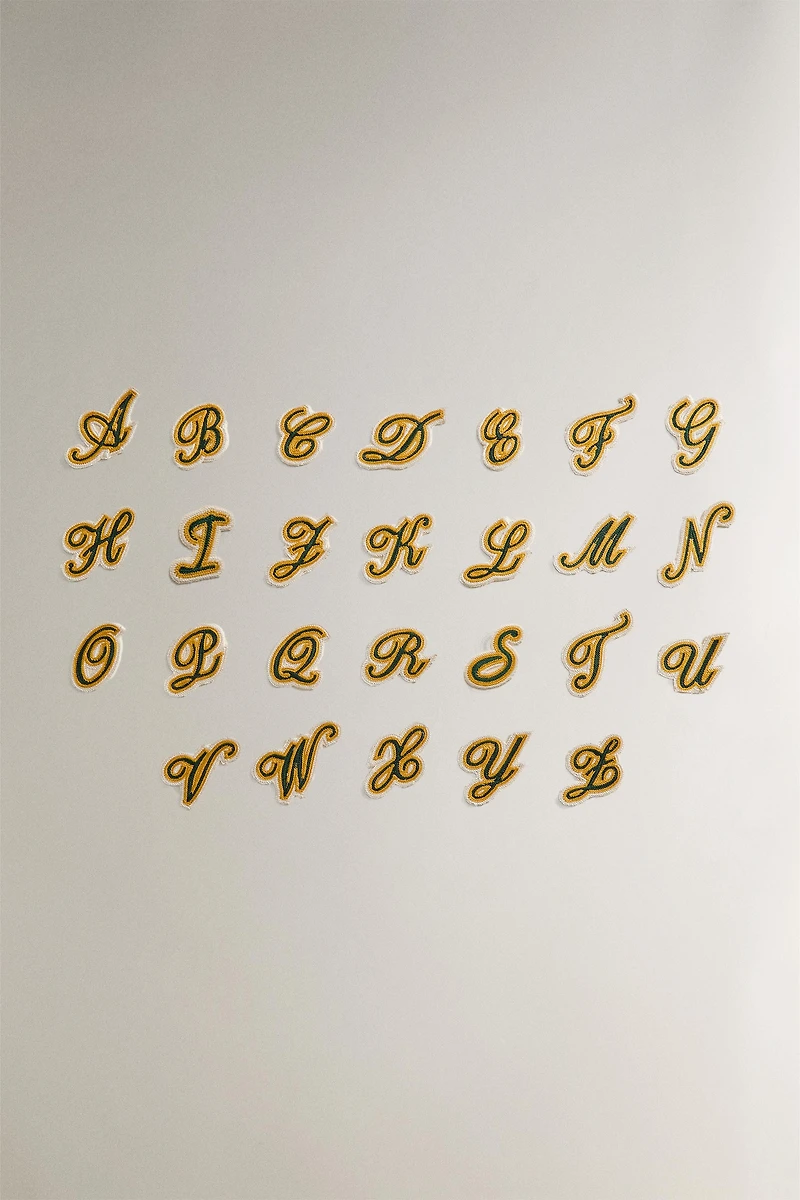 COTTON LETTER G PATCH