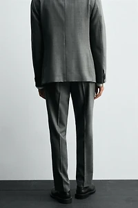 PLAID SUIT PANTS