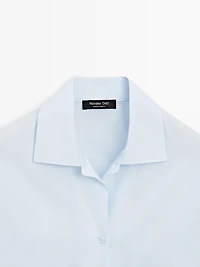 100% cotton poplin shirt