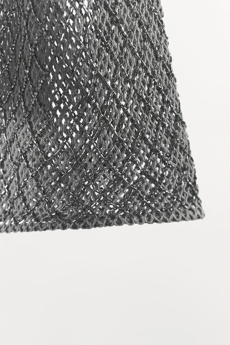 BEADED CROCHET TOP