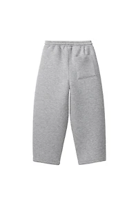 PANTALON STRAIGHT FIT EFFET NÉOPRÈNE