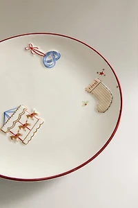 ASSIETTE ENFANT GRÈS NOËL