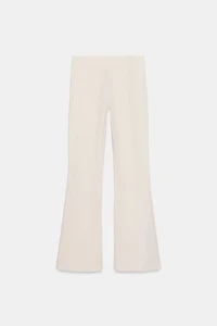 ELASTIC TWILL PANTS WITH BELT LOOP DETAIL
