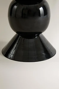 SMALL METAL SIDE TABLE