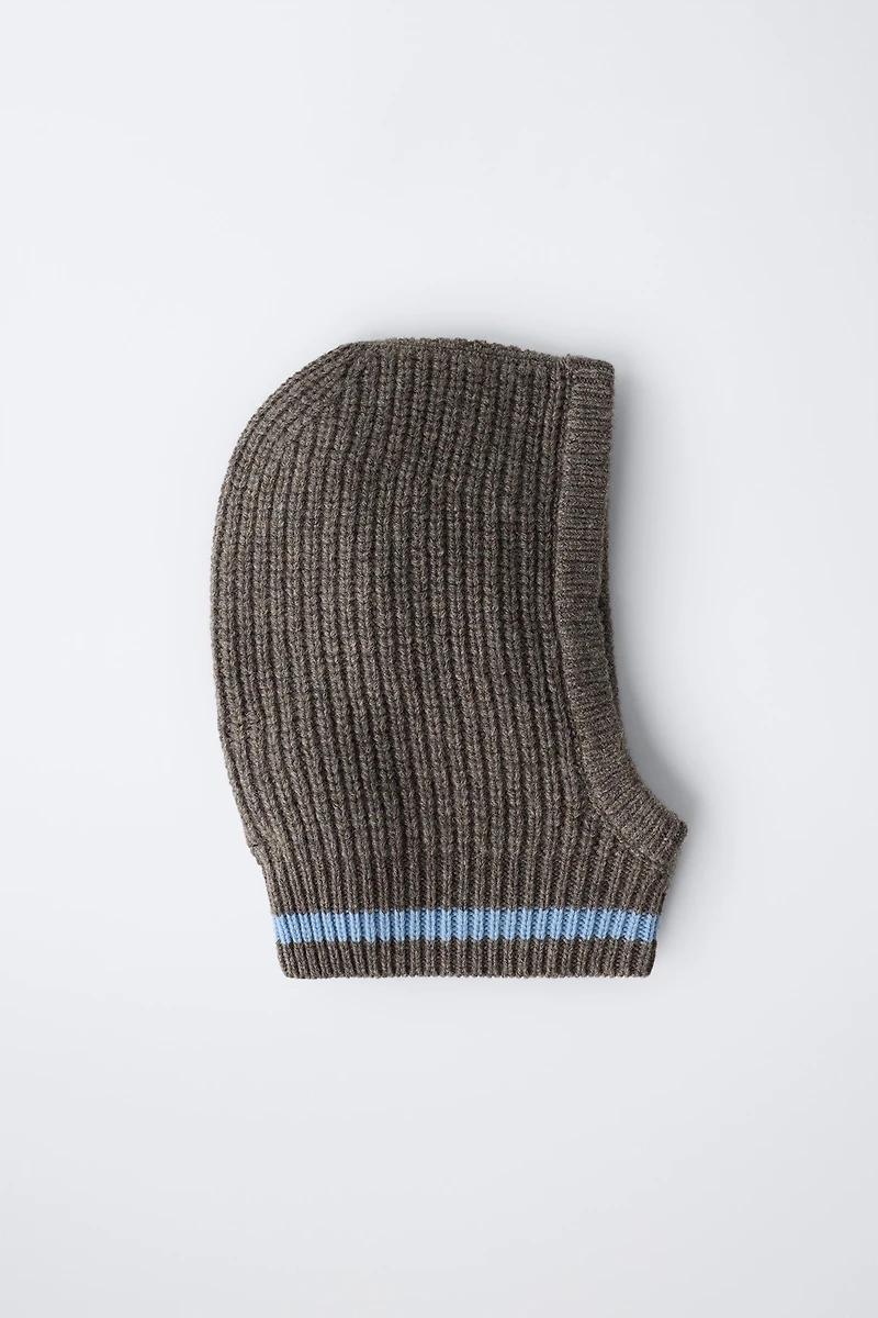 100% WOOL KNIT BALACLAVA
